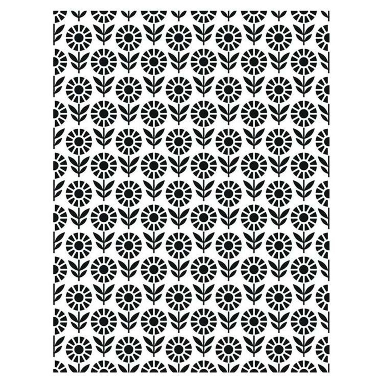 Creative Expressions Embossing Folder 5 3/4 x 7 1/2 Field of Flowers